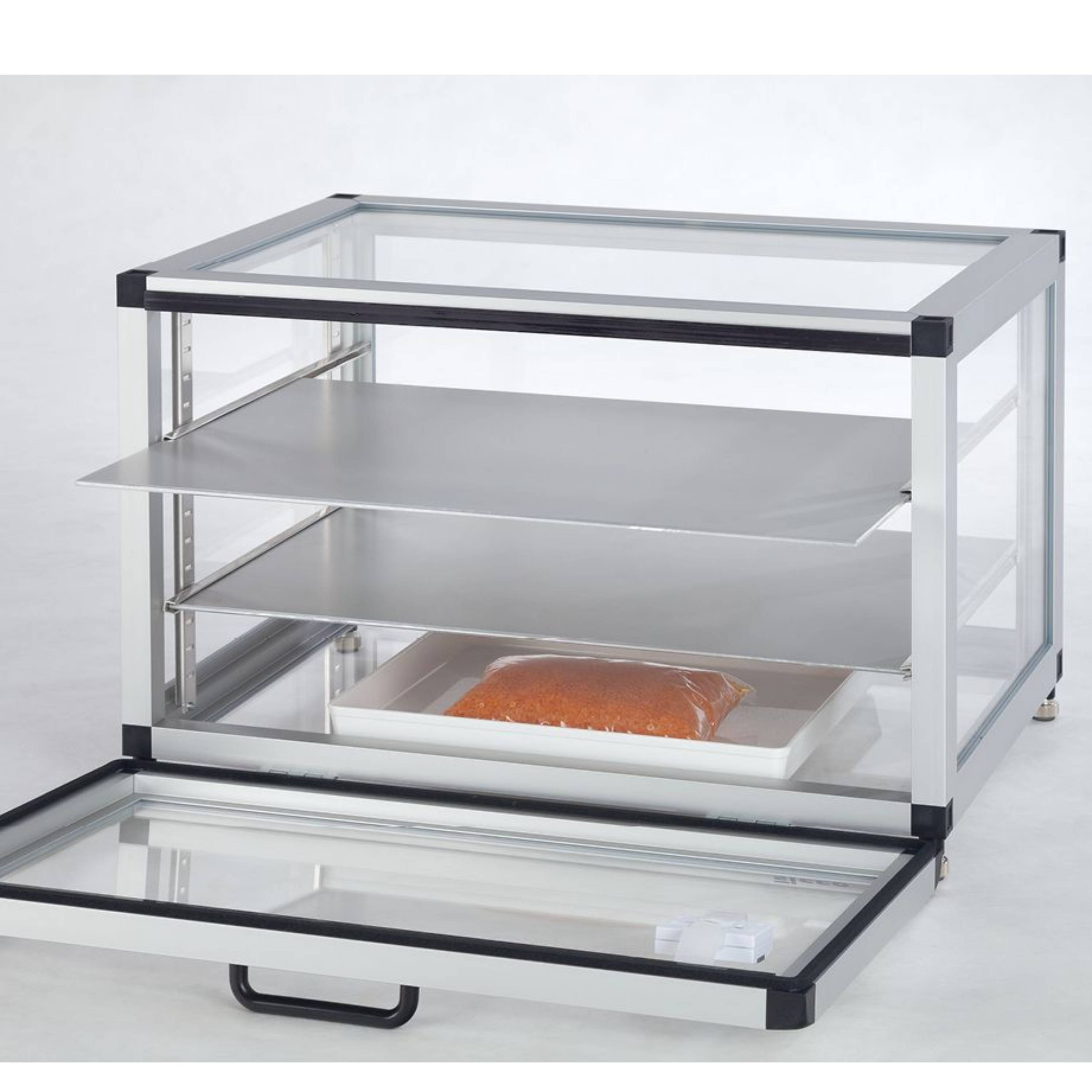 SICCO Star Vitrum Desiccator Horizontal (W 525 mm × H 340 mm × D 375 mm) (Glass/AL)