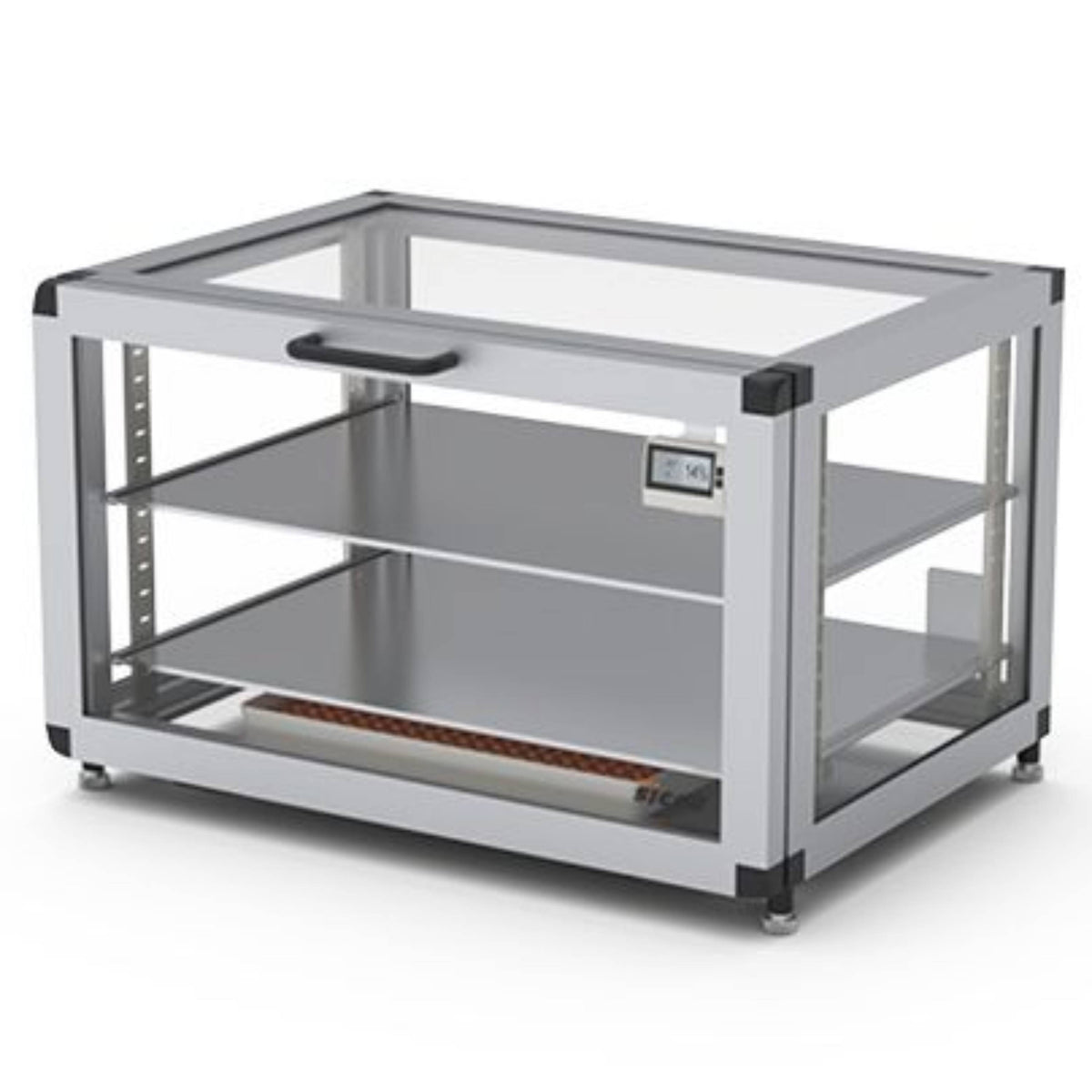 SICCO Star Vitrum Desiccator Horizontal (W 525 mm × H 340 mm × D 375 mm) (Glass/AL)