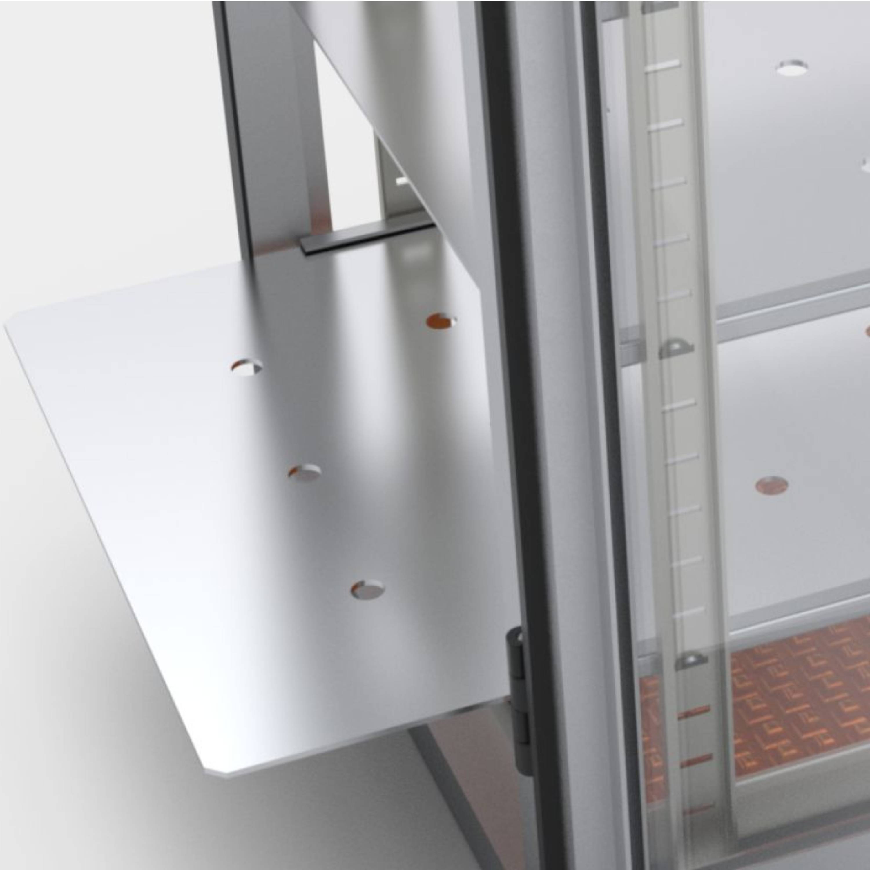 SICCO Star Vitrum Desiccator (W 310 mm × H 525 mm × D 375 mm) (Glass/AL)