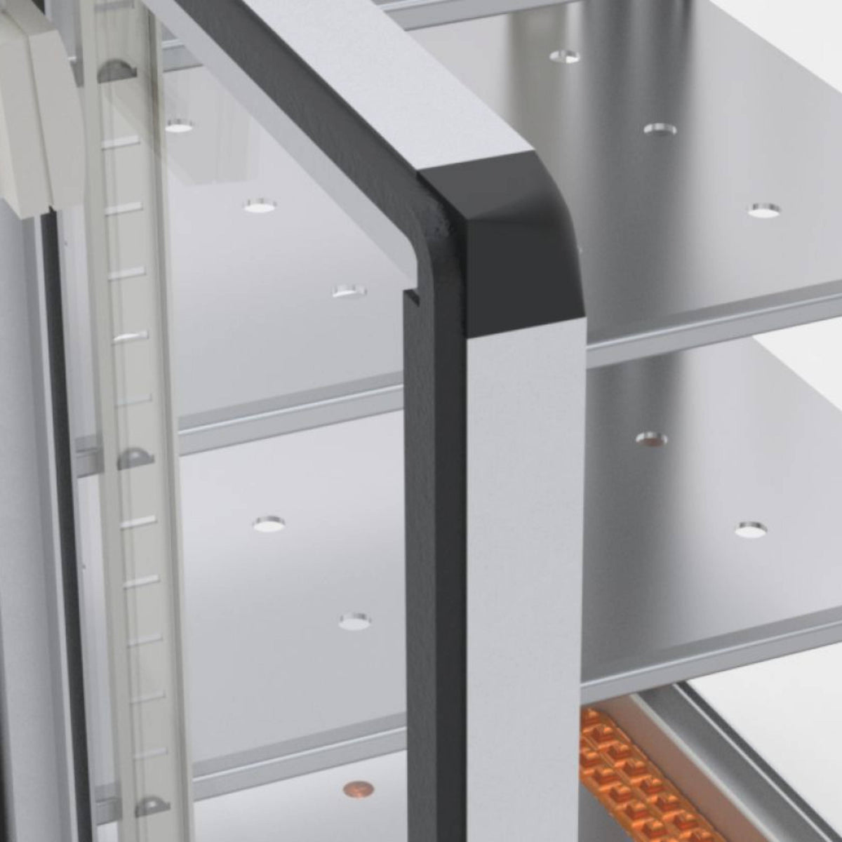 SICCO Star Vitrum Desiccator (W 310 mm × H 525 mm × D 375 mm) (Glass/AL)