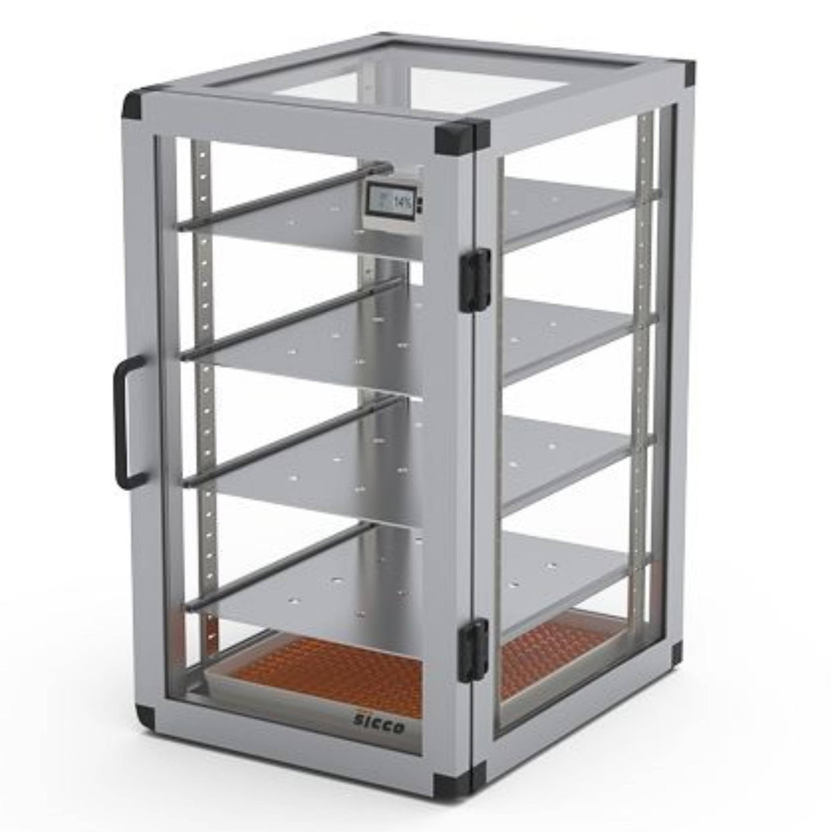 SICCO Star Vitrum Desiccator (W 310 mm × H 525 mm × D 375 mm) (Glass/AL)