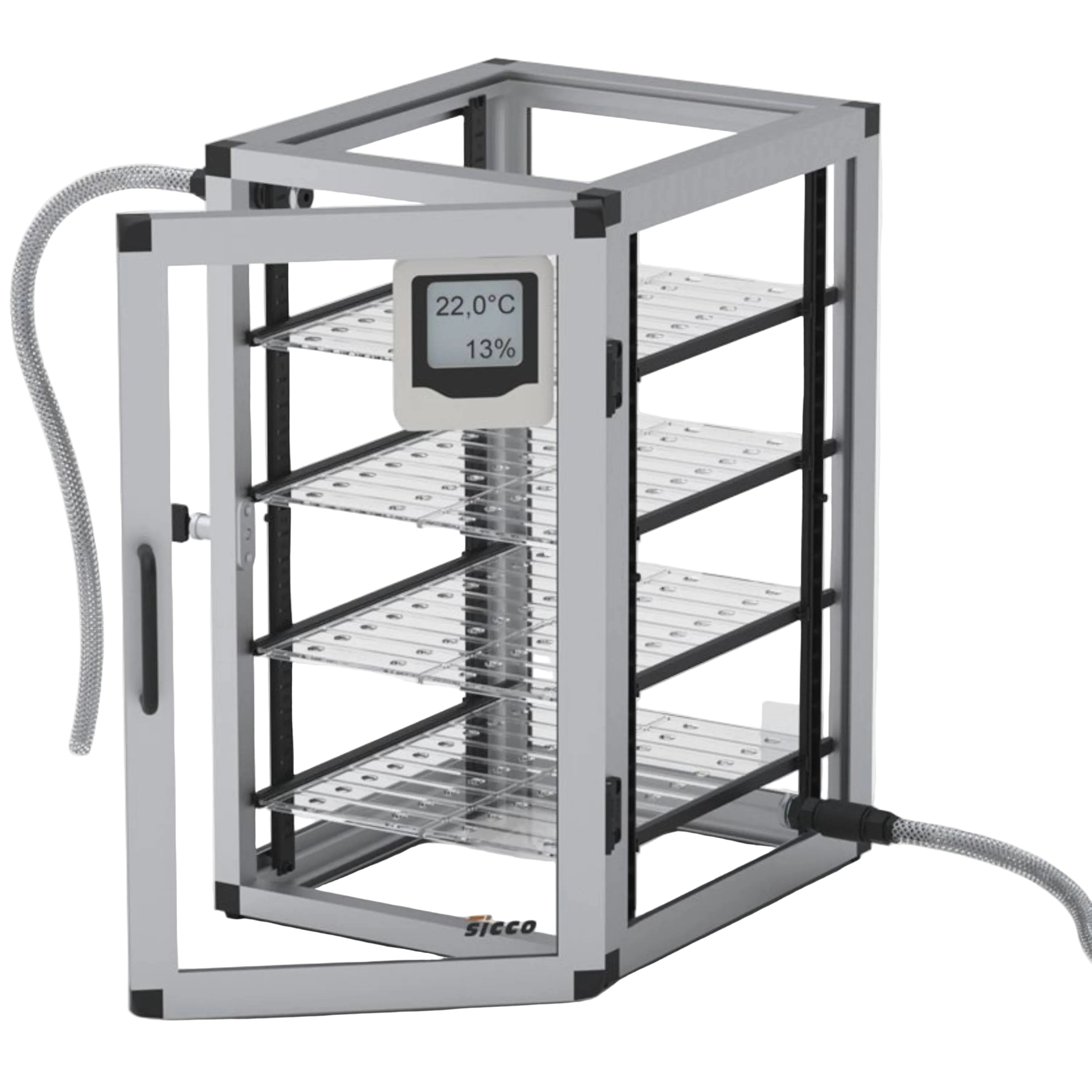 SICCO Super Star Desiccator (W 310 mm × H 525 mm × D 375 mm) (PMMA/AL)