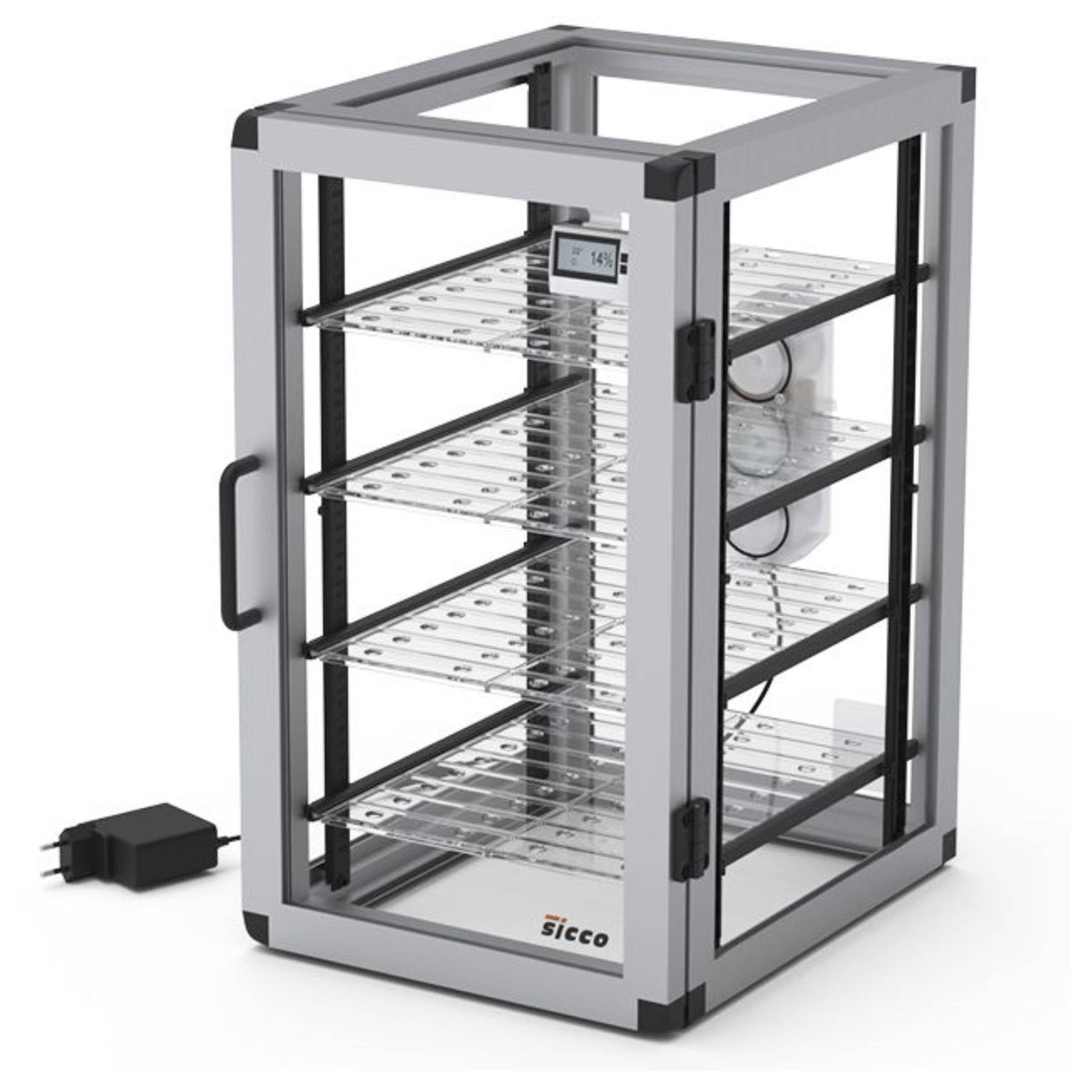 SICCO Auto Star Desiccator (W 310 mm × H 525 mm × D 375 mm) (PMMA/AL)
