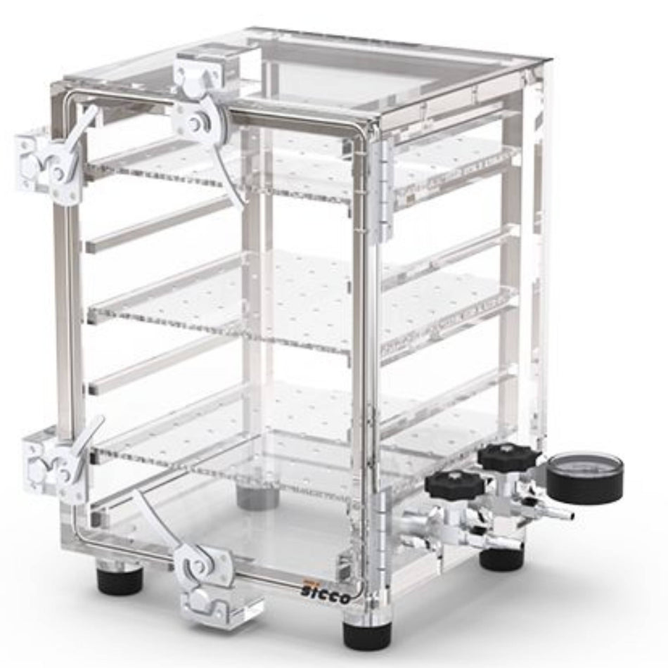 SICCO Vacuum Desiccator    (W 300 mm × H 440 mm × D 300 mm  ) (PMMA  )