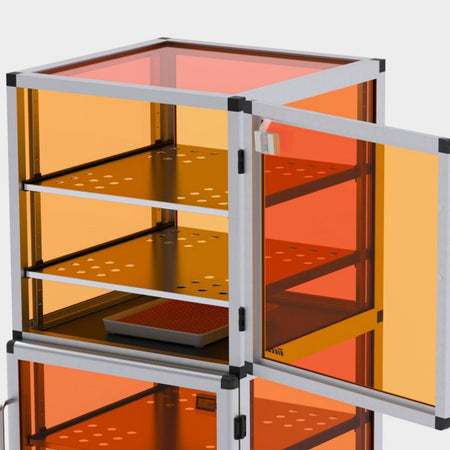 SICCO Star Desiccator Double (W 630 mm × H 525 mm × D 375 mm) (PMMA/AL)