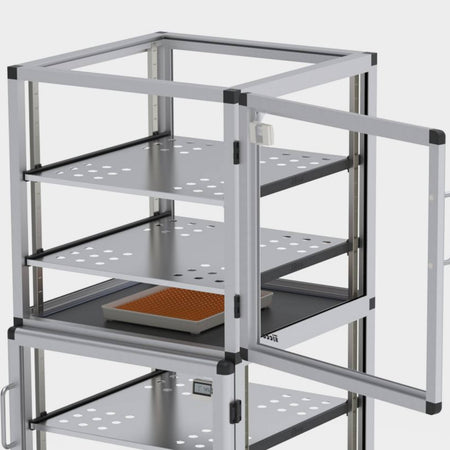 SICCO Super-Maxi 2 Desiccator (W 560 mm × H 1150 mm × D 580 mm) (PMMA/AL)