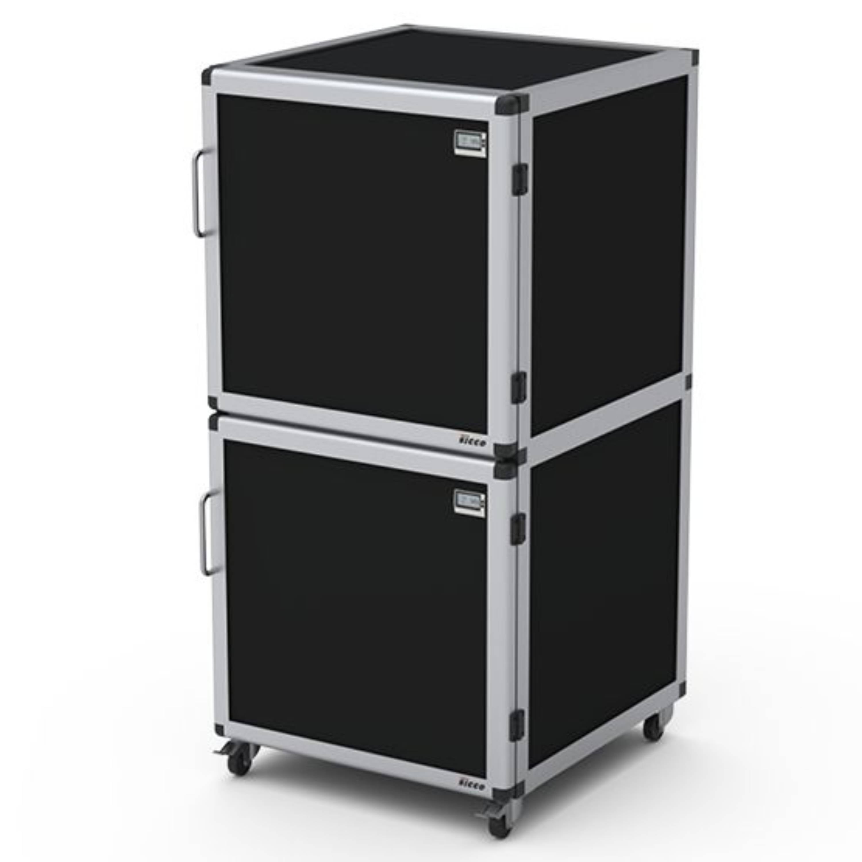 SICCO Maxi 2 Desiccator Black (W 560 mm × H 1150 mm × D 580 mm) (PMMA/AL)