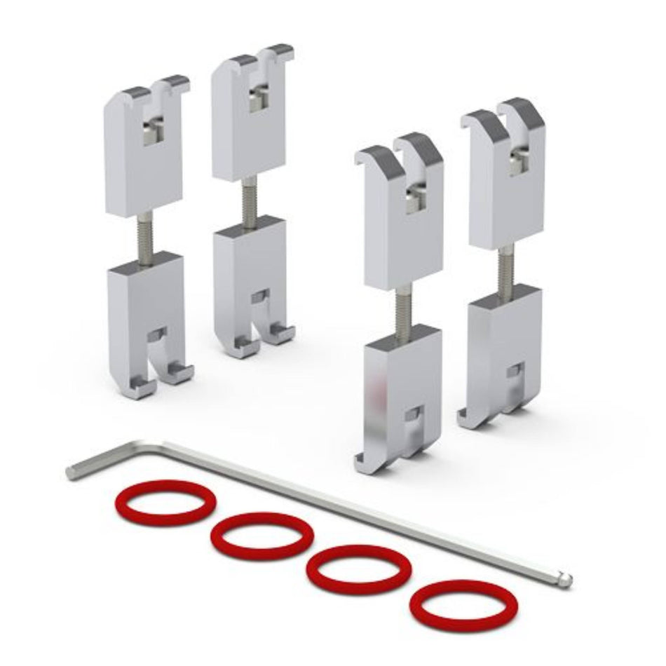 SICCO Connectors for Big Star/Maxi Desiccators (W 20 mm × H 60 mm × D 10 mm) (AL/STEEL)