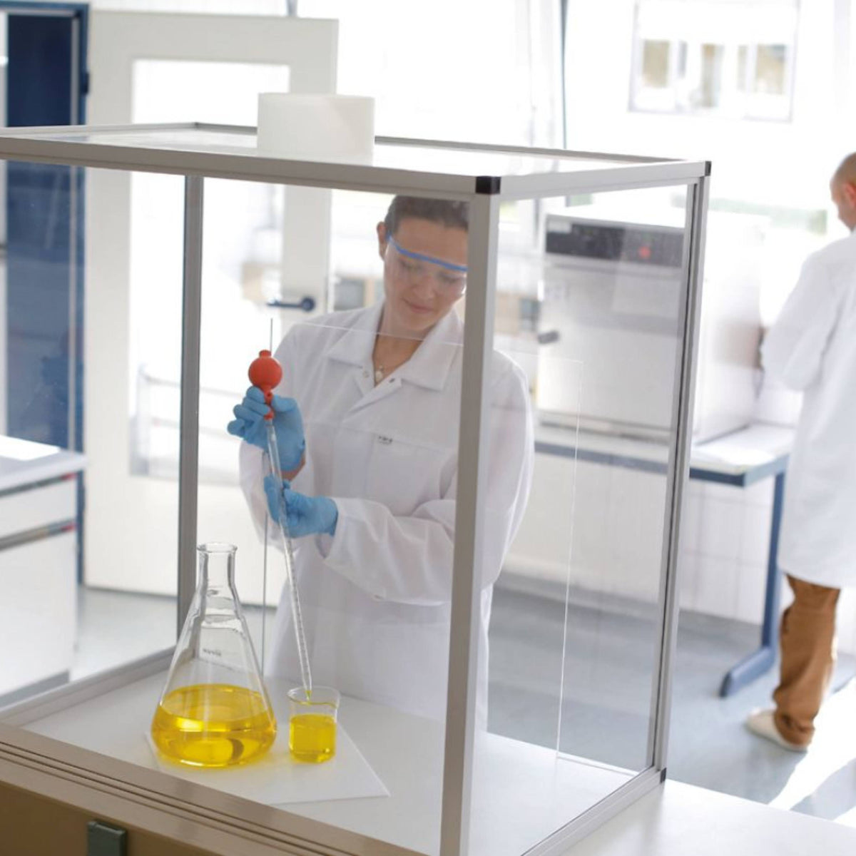 SICCO Extractor Hood (W 900 mm × H 900 mm × D 600mm) (PC/PP/AL)