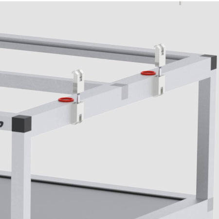 SICCO Rack for Glove Box (standing work position) (W 890 mm × H 1090 mm × D 600 mm) (AL)