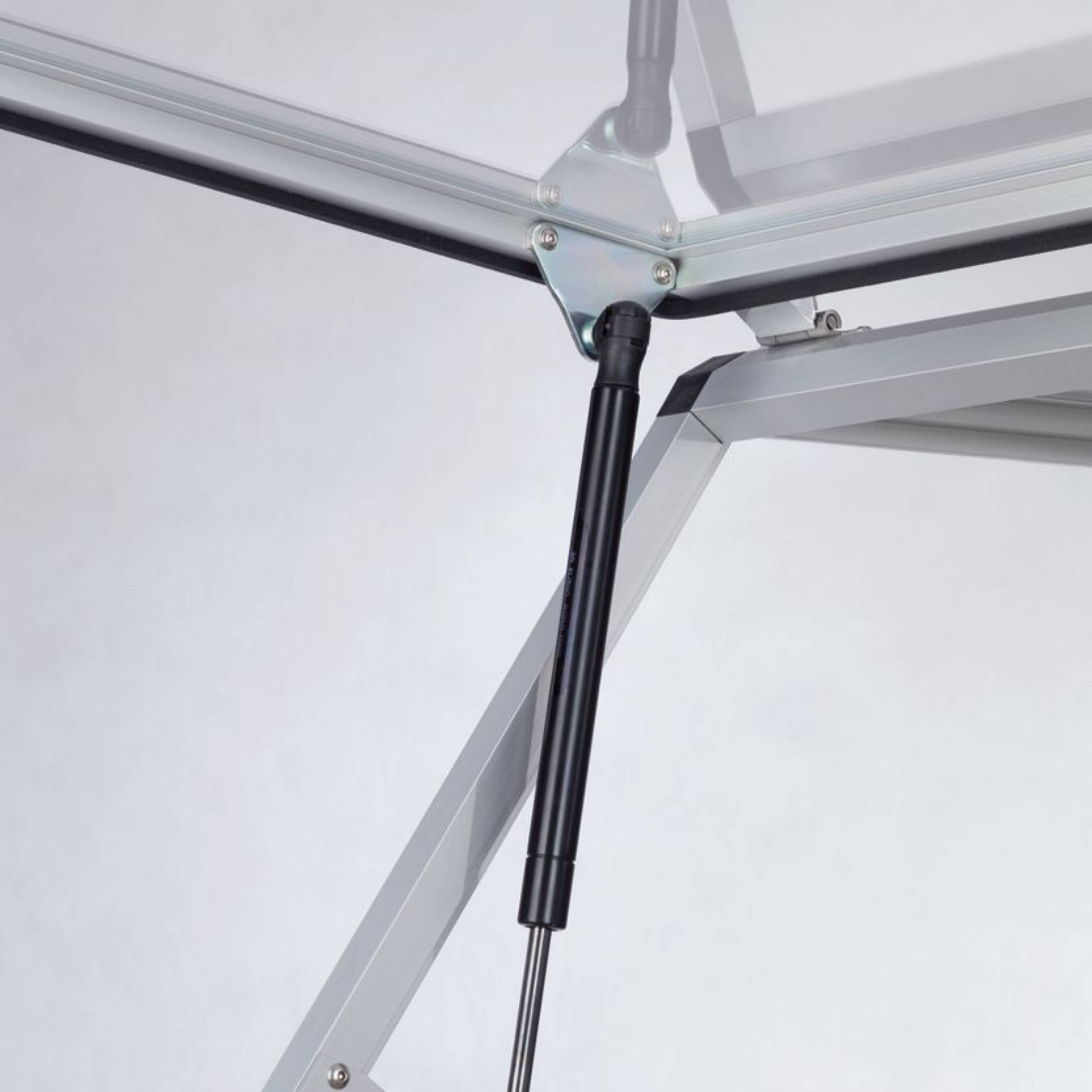 SICCO Glove Box Vitrum with Transfer Chamber (W 1210 mm × H 700 mm × D 600 mm) (GLAS/AL)