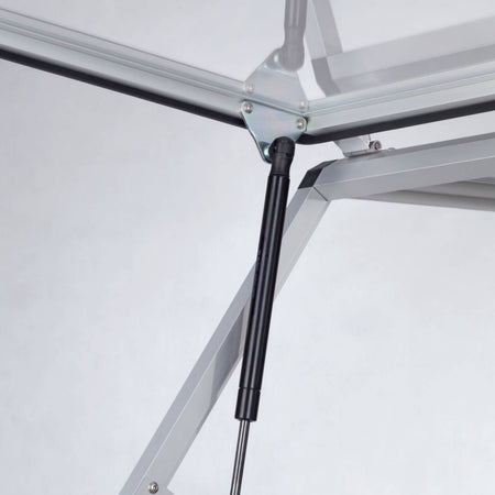 SICCO Glove Box Vitrum with Transfer Chamber (W 1210 mm × H 700 mm × D 600 mm) (GLAS/AL)