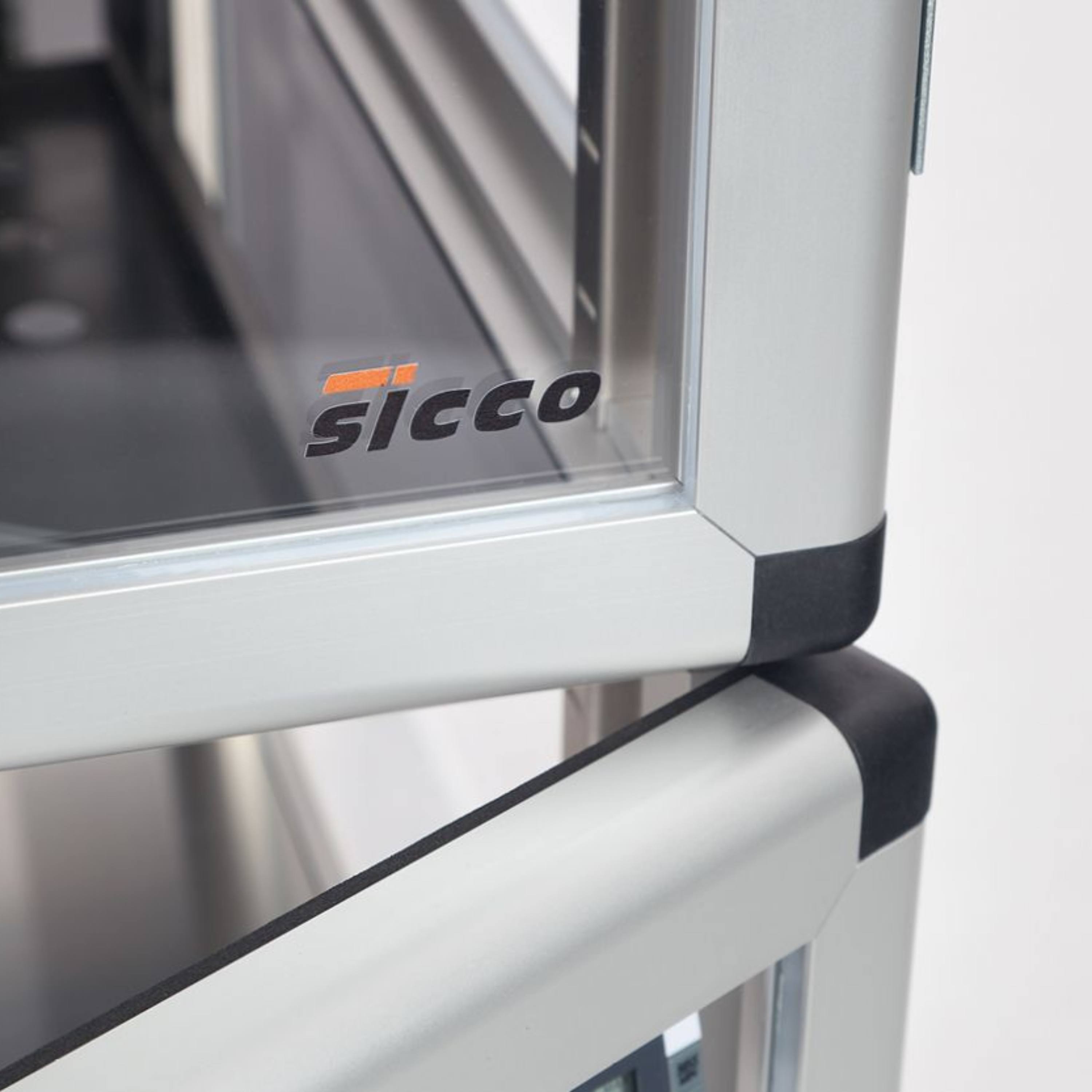 SICCO Desiccator Wall Antistatic (W 1080 mm × H 1870 mm × D 580mm) (PC/AL)