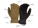 PYRAMEX Tactical Gloves VGTG20 Series - Medium-Duty Operator Glove Tactical Gloves, PK of 12 - MSE Supplies LLC