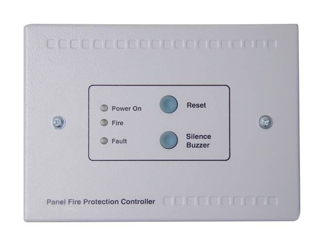 Ecosafe Visual & Audible Alarm + Control Box + Smoke Detector + Fire Extinguisher EX100LI + Cable Duct - MSE Supplies LLC