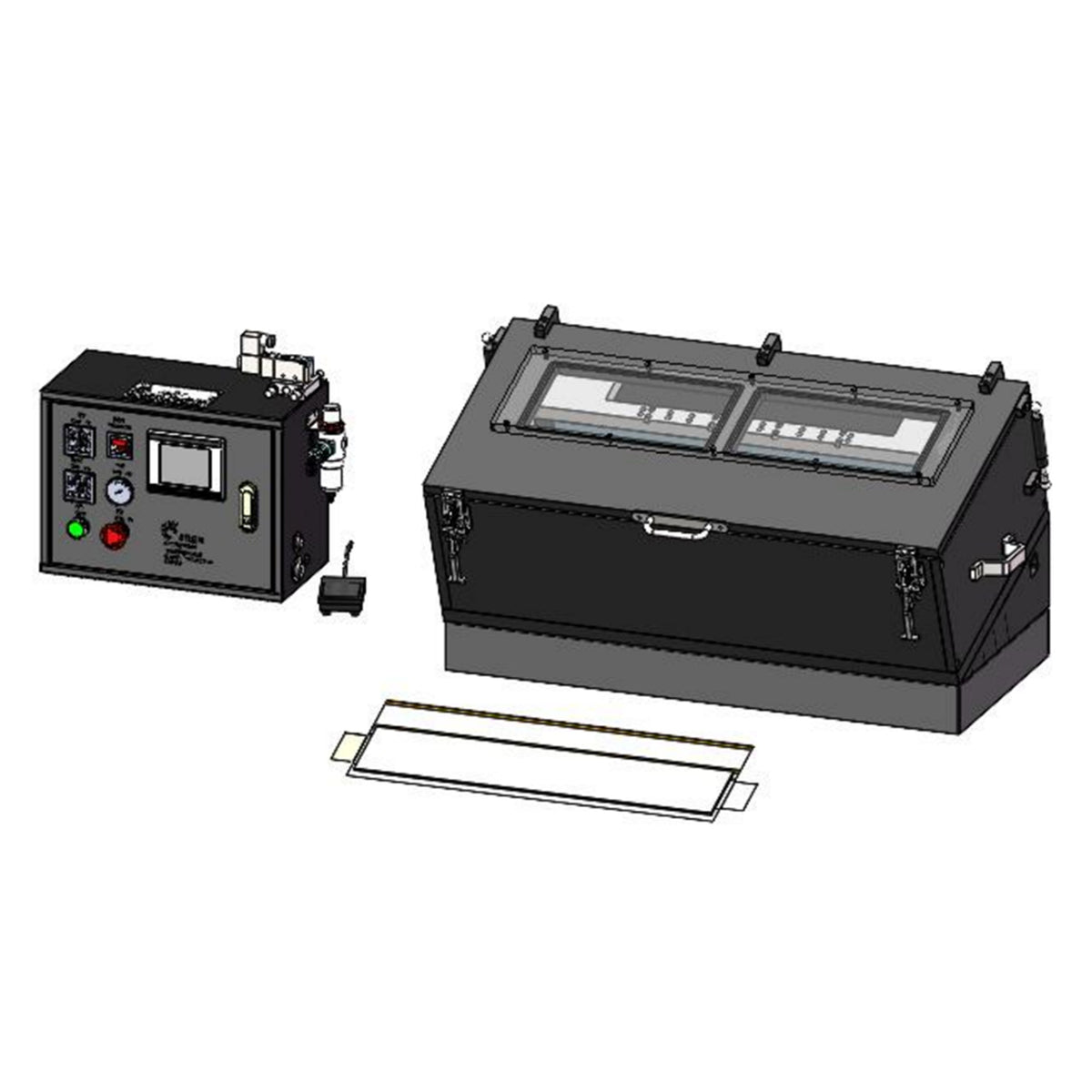 Gelon Vacuum Pre-Sealing and Second Sealing Integrated Machine (Split Type, For Use Inside Glove Box) - Battery Equipment - Gelon - MSE Supplies