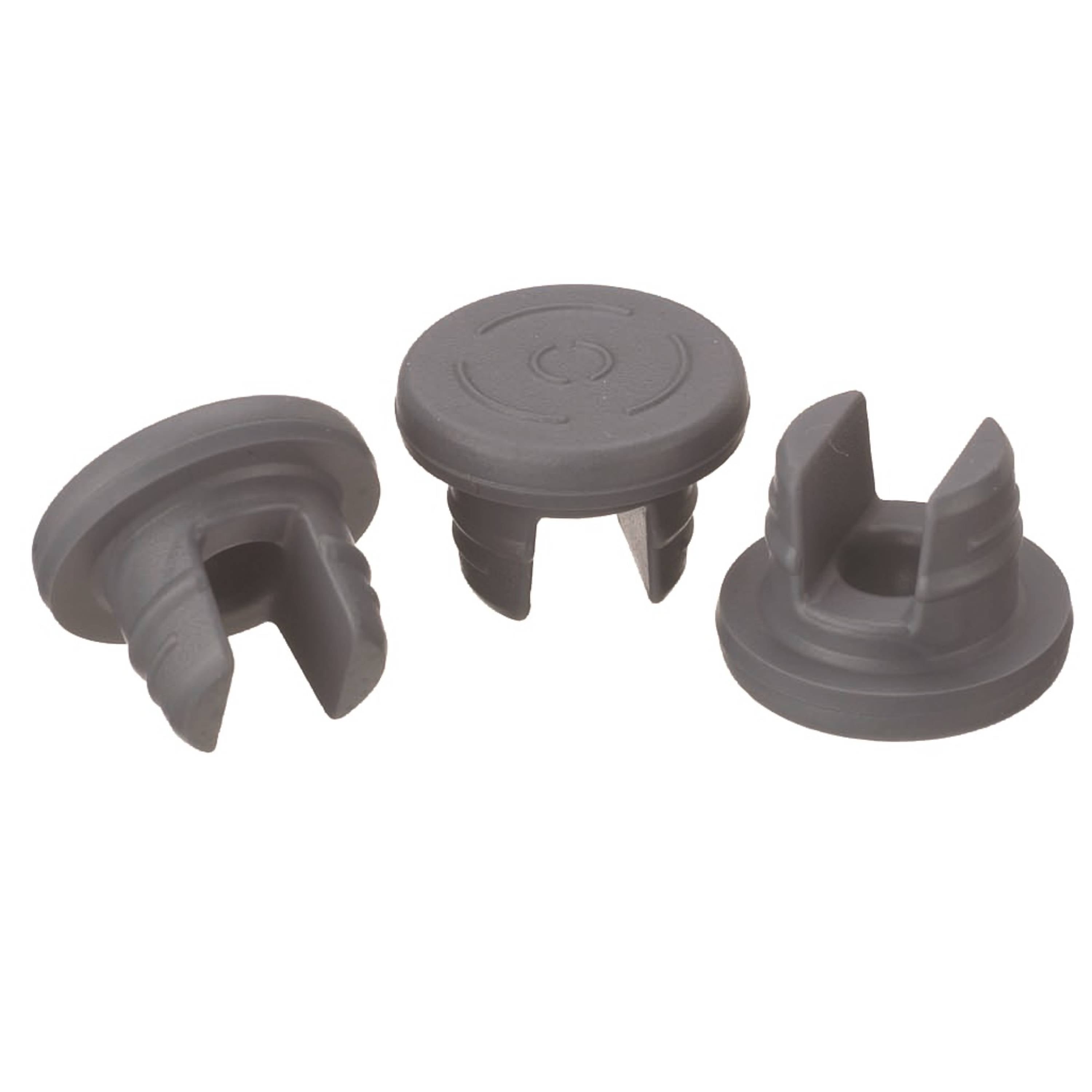 WHEATON® Rubber Stopper, 2-Leg Lyophilization, 20 mm, Durometer: 46