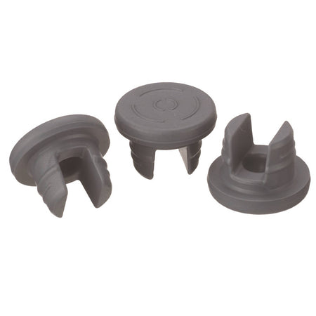 WHEATON® Rubber Stopper, 2-Leg Lyophilization, 20 mm, Durometer: 46