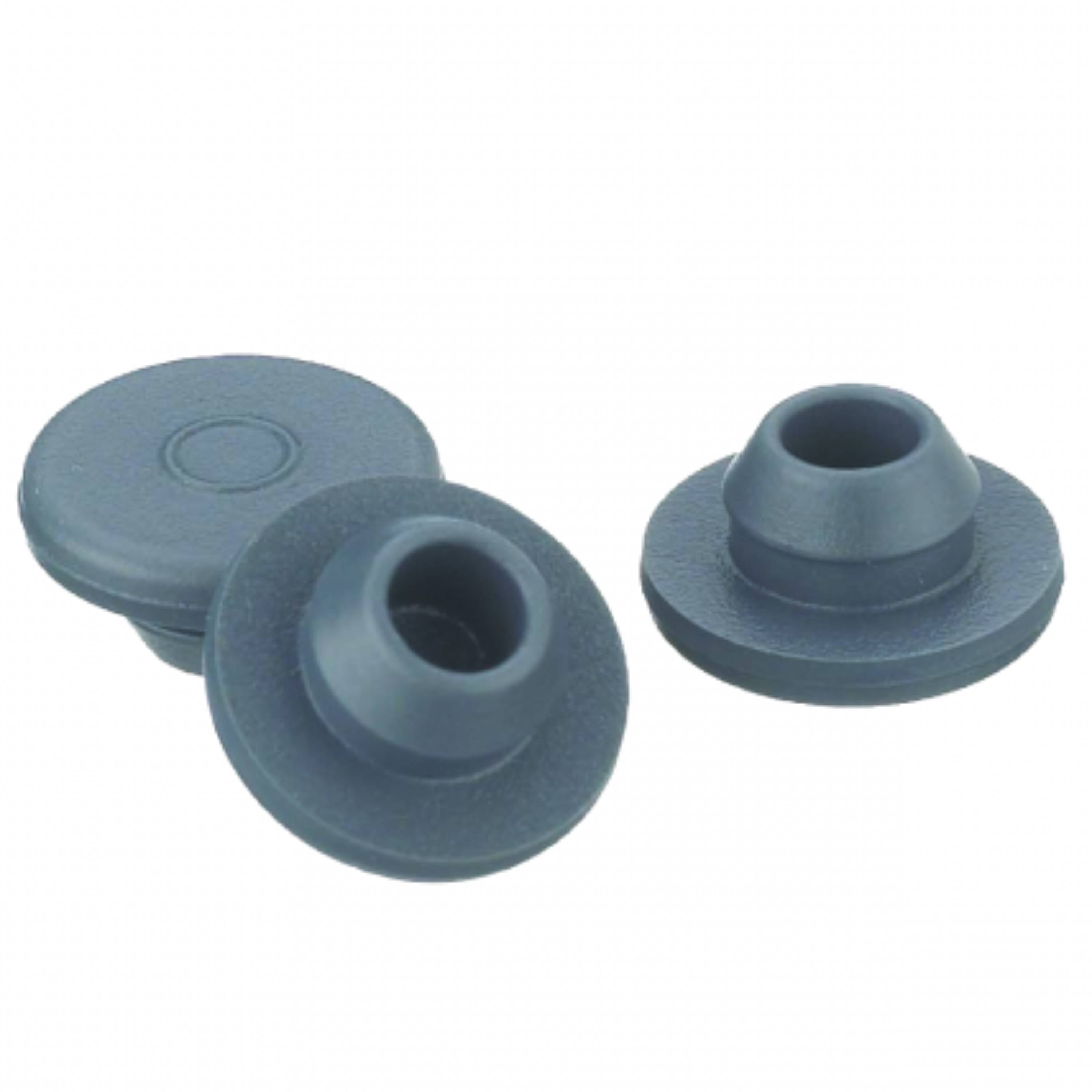 WHEATON® ULTRA PURE Stopper, Straight Plug, Gray Bromobutyl, 20 mm