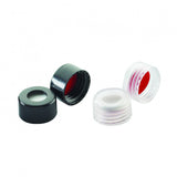 WHEATON® ABC Screw Cap, With Red PTFE / White Silicone Liners with Slit