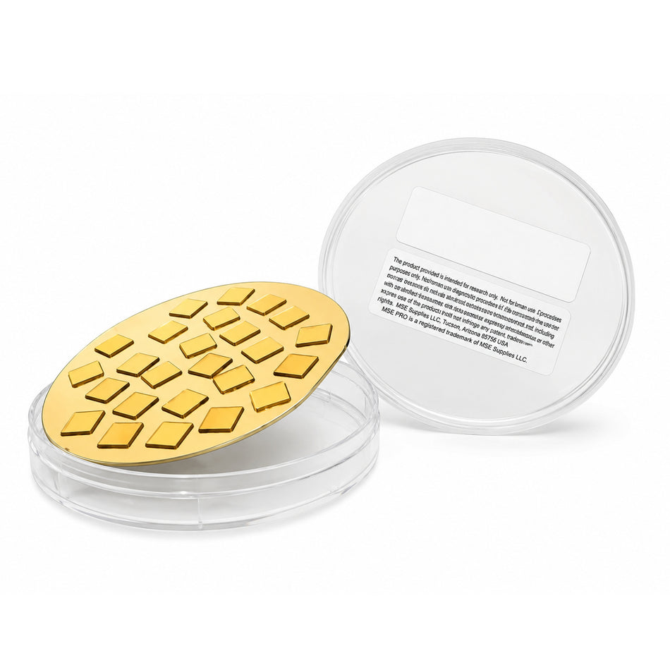 MSE PRO Template-Stripped Au(111) Ultra-Flat Gold Chips, 10 × 10 mm