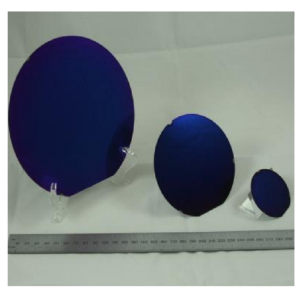 MSE PRO 4 inch Undoped Aluminum Nitride AlN (500nm) Template on Silicon <111>,p-type, SSP