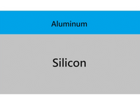 MSE PRO 4 inch Aluminum (Al) Thin Film on Silicon Wafer - MSE Supplies LLC