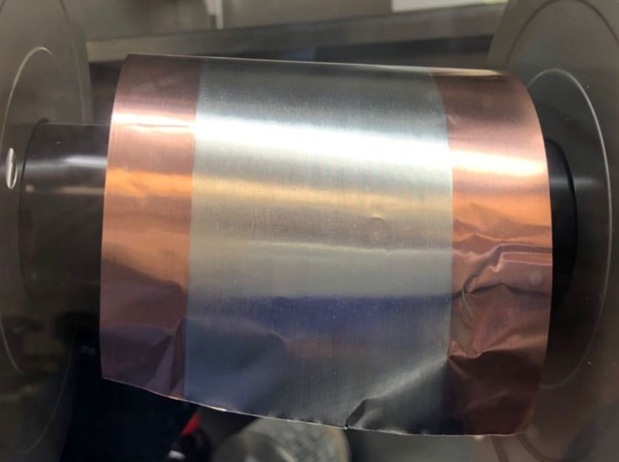 MSE PRO Lithium (50 um) Copper (10 um) Double Sides Laminated Foil Anode for Lithium Metal Batteries, 100g/roll, Battery Consumables, MSE Supplies LLC, MSE Supplies