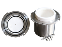 MSE PRO Y-Stabilized Zirconia Milling (YSZ) Vacuum Jar for Planetary Mills (All sizes)