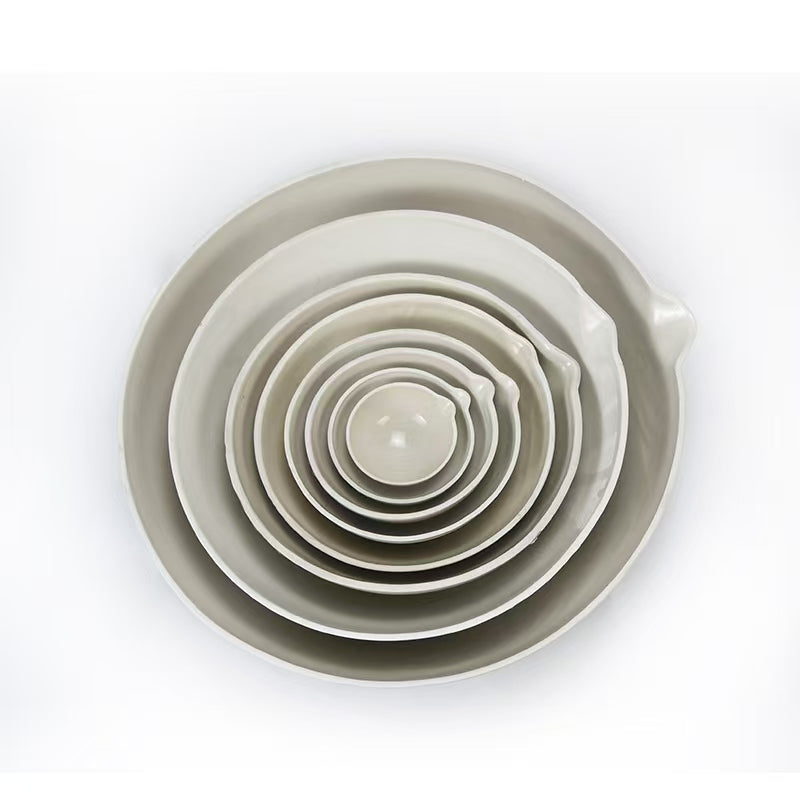 MSE PRO High Purity Aluminum Oxide Evaporation Dishes Larger Size, Pack of 1 - MSE Supplies LLC