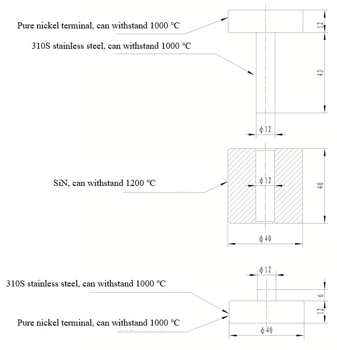 MSE PRO 800℃ High Temperature Battery Test Cell - MSE Supplies LLC
