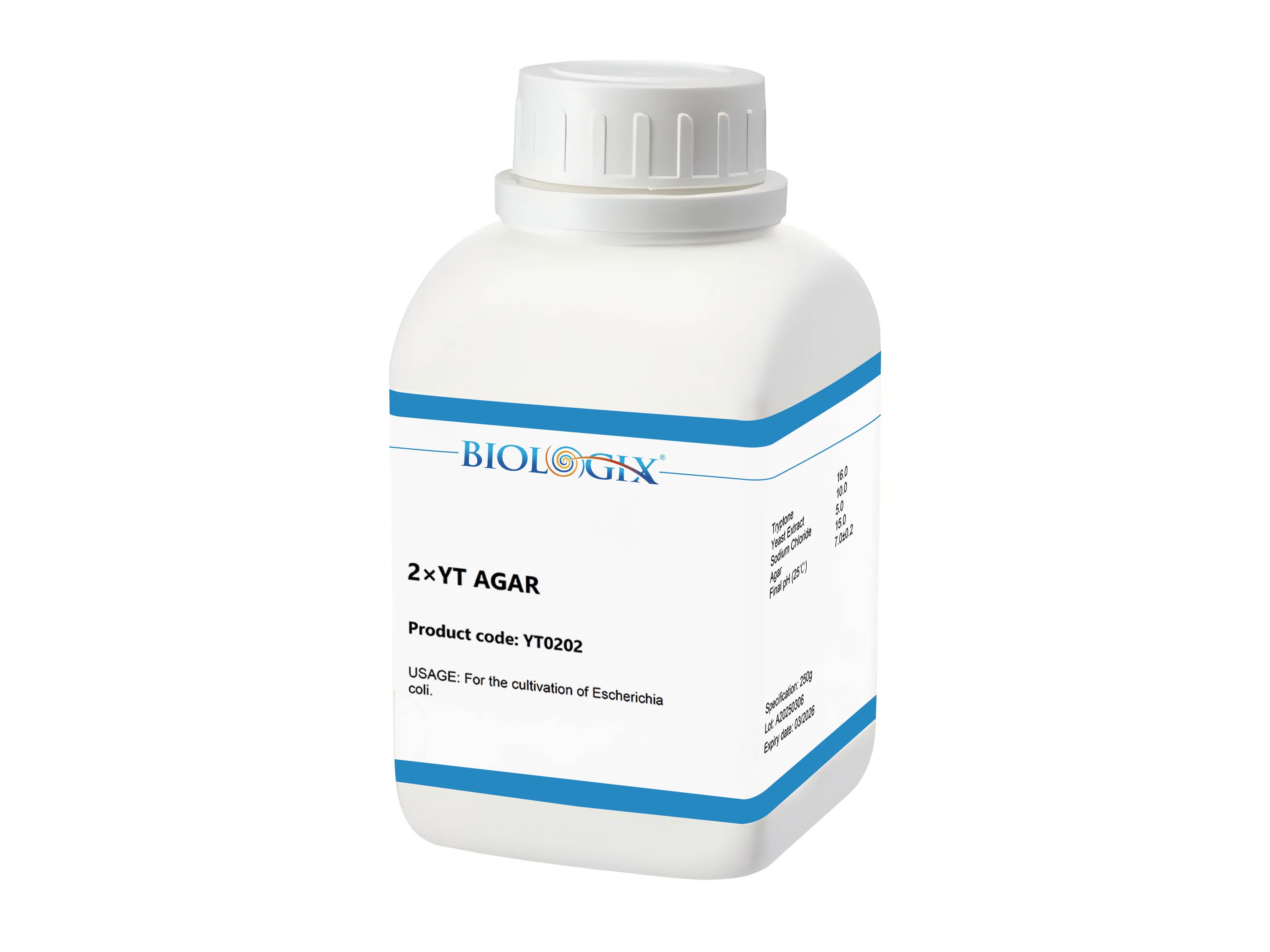 Biologix 2×YT Agar, Reagents, Biologix, MSE Supplies