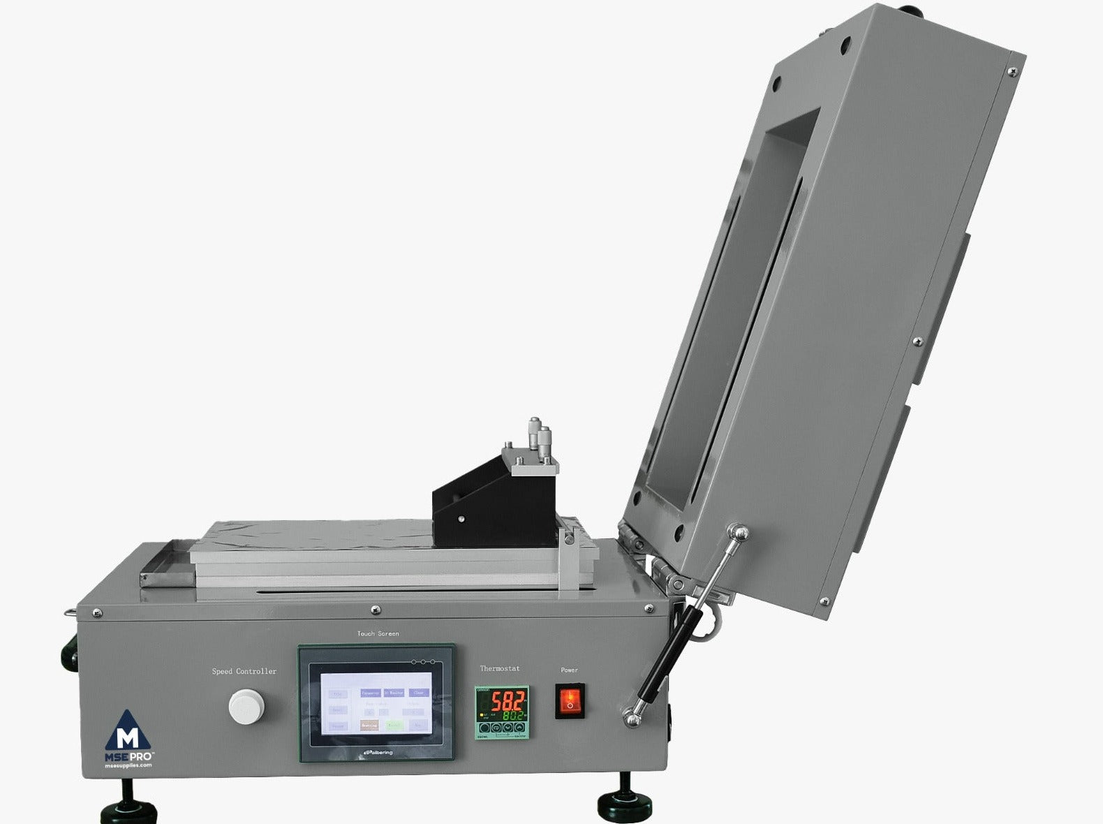 MSE PRO Automatic Film Coater With Top Heating Dryer For Battery Electrode Coating, 250mm Coating Width, Battery Equipment, MSE Supplies LLC, MSE Supplies