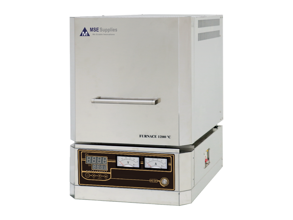 MSE PRO Economy Compact 1200°C Box Furnace B 1/12, Furnaces, MSE Supplies LLC, MSE Supplies