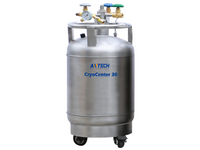 Antech 30L Liquid Nitrogen Container (Self-Pressurized) With Float Type Liquid Level Meter, Cryogenic Storage, Antech, MSE Supplies