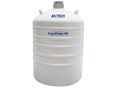 Antech 50L Liquid Nitrogen (LN<sub>2</sub>) Dewar, for LN<sub>2</sub> Storage & Transportation, Cryogenic Storage, Antech, MSE Supplies