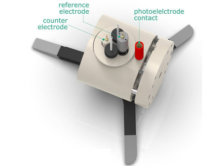 Magnetic Mount Front Contact Photo-Electrochemical Cell, Electrochemical Products, Redox.me, MSE Supplies