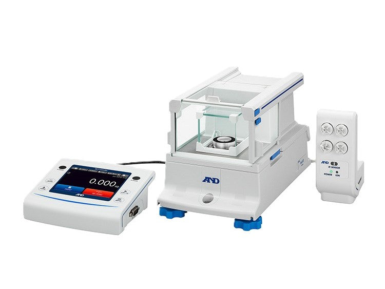 A&D Weighing Microbalance, 6.2 g x 0.001 mg with Touch Screen Display, Automatic Doors and Internal Calibration - MSE Supplies LLC