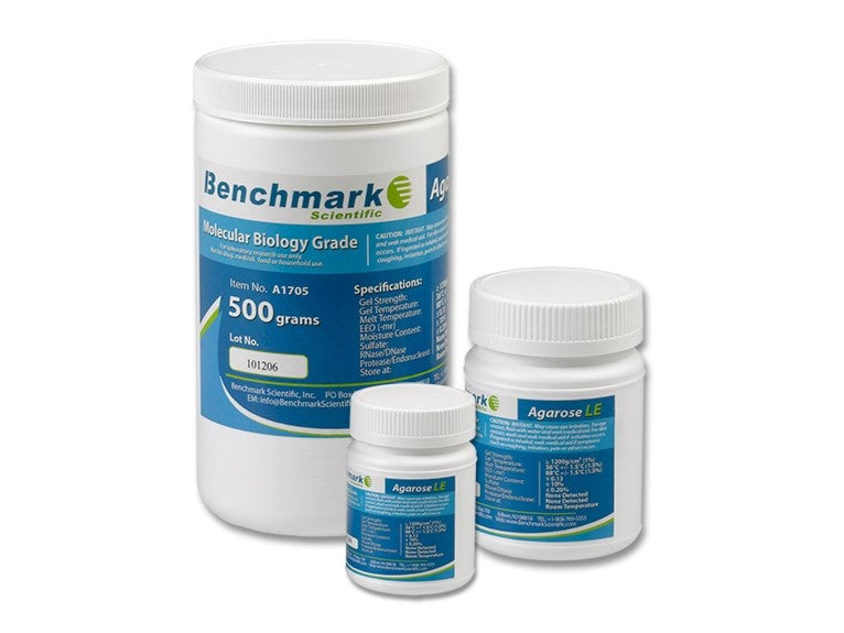 Benchmark Agarose LE (Molecular Biology Grade), PCR Products, Benchmark Scientific, MSE Supplies