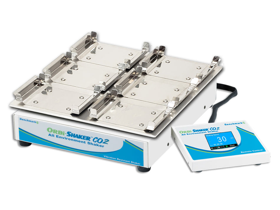 Benchmark Orbi-Shaker CO2-MP with Remote Controller and Platform for 6 Microplates, Shakers, Benchmark Scientific, MSE Supplies