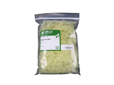 Biologix BioLeader Pipette Tips-200uL (Yellow), 1000 Pcs/Bag, 20 Bags/Case - MSE Supplies LLC