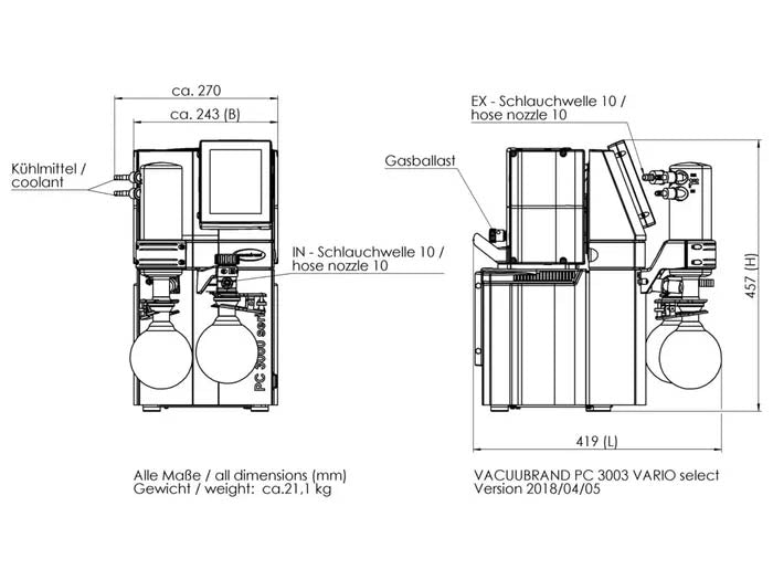 BrandTech PC 3003 VARIO Select VARIO® Chemistry Pumping Unit - MSE Supplies LLC