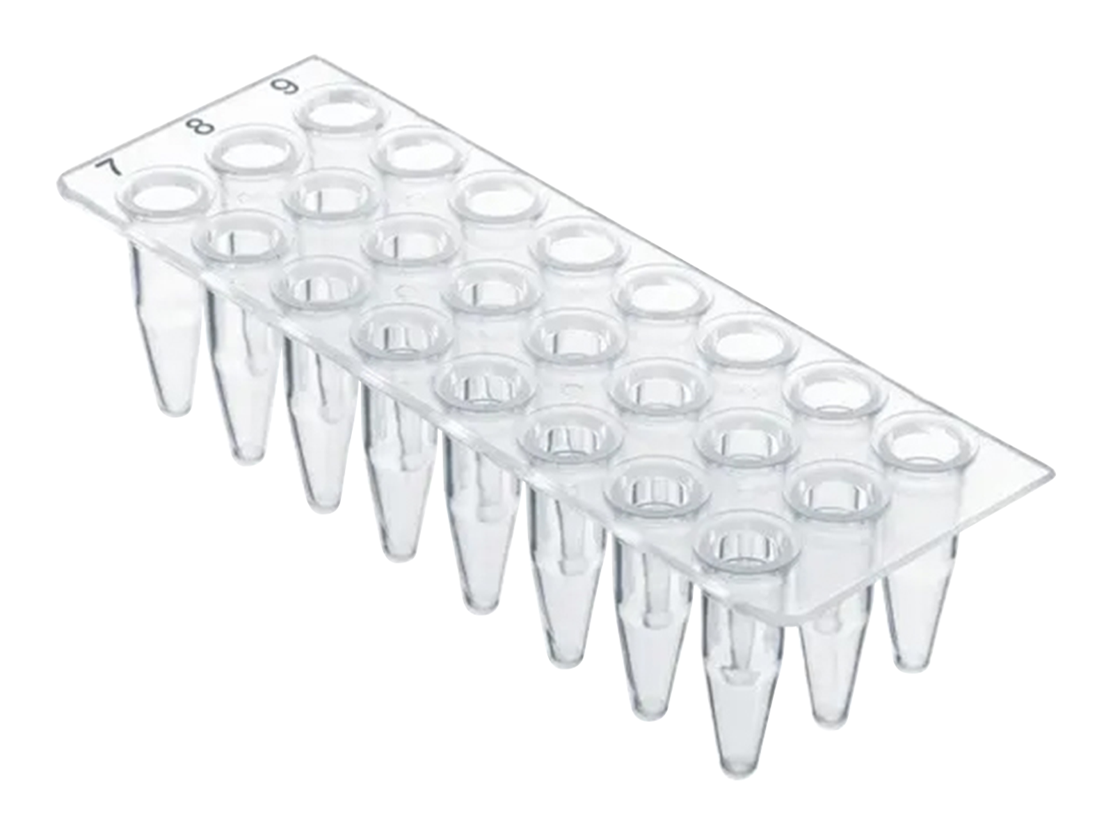 BrandTech PCR Plate 24-Well, PP, 0.2 ml, Without Skirt, BIO-CERT® PCR QUALITY, PCR Products, BrandTech, MSE Supplies