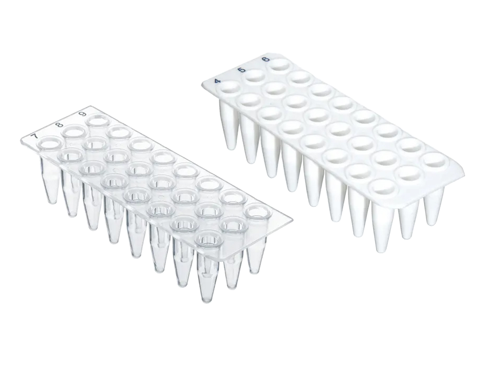 BrandTech PCR Plate 24-Well, PP, 0.2 ml, Without Skirt, BIO-CERT® PCR QUALITY, PCR Products, BrandTech, MSE Supplies