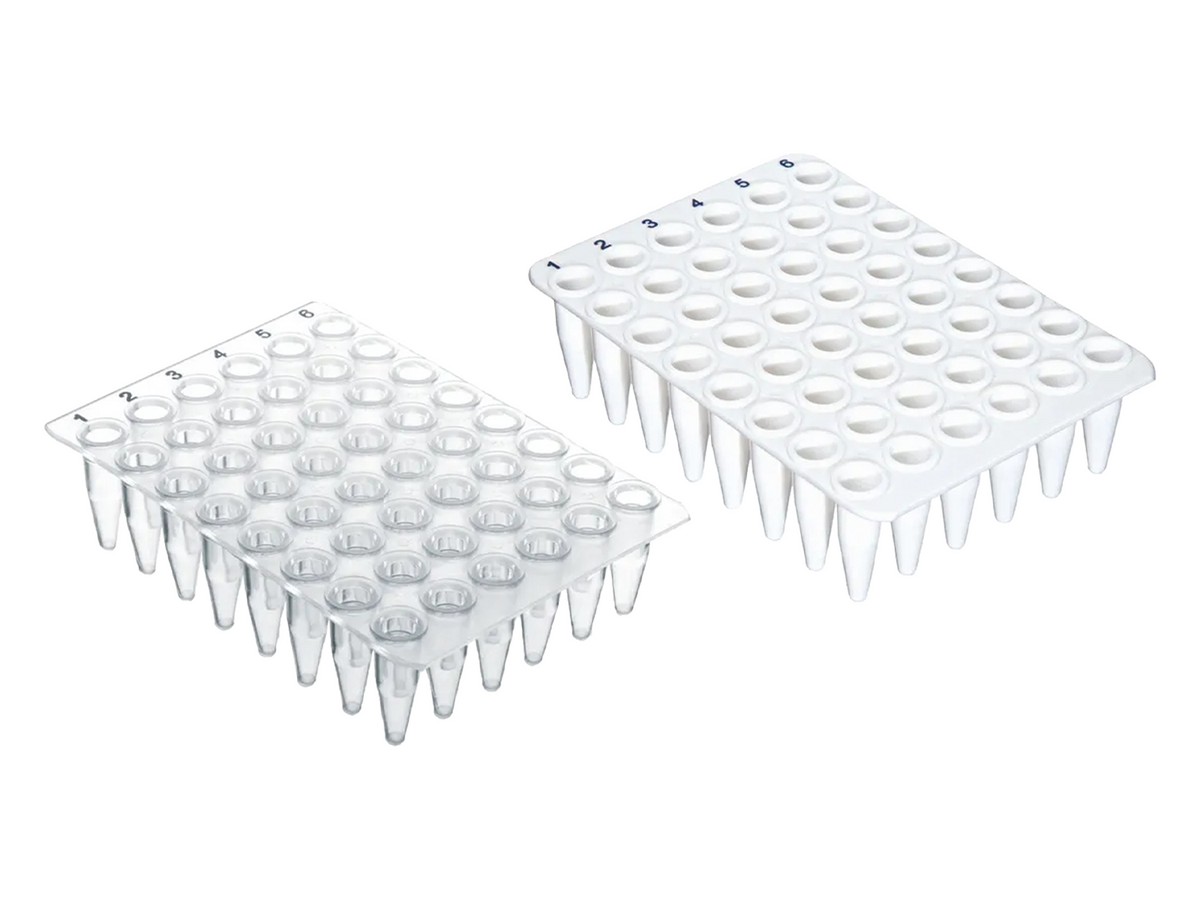 BrandTech PCR Plate 48-Well, PP, 0.2 ml, Without Skirt, BIO-CERT® PCR QUALITY, PCR Products, BrandTech, MSE Supplies