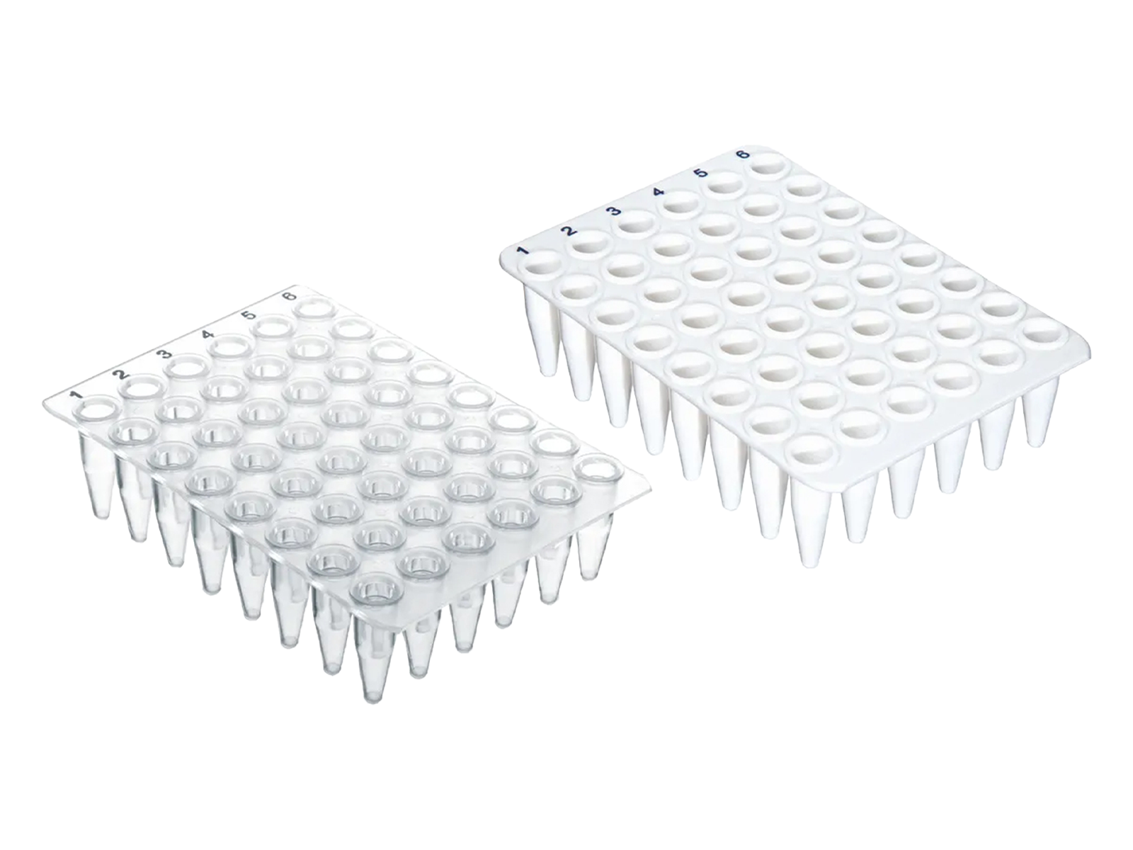 BrandTech PCR Plate 48-Well, PP, 0.2 ml, Without Skirt, BIO-CERT® PCR QUALITY, PCR Products, BrandTech, MSE Supplies