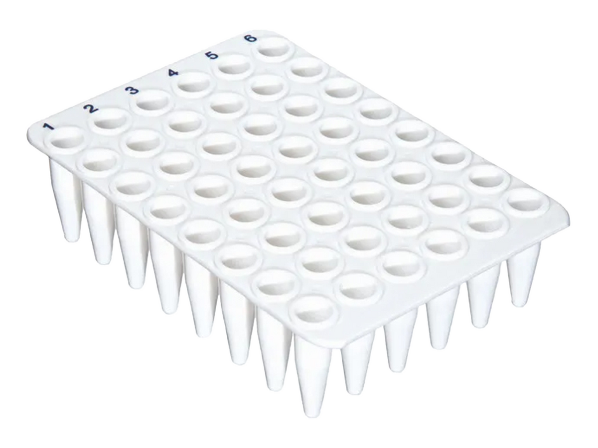BrandTech PCR Plate 48-Well, PP, 0.2 ml, Without Skirt, BIO-CERT® PCR QUALITY, PCR Products, BrandTech, MSE Supplies
