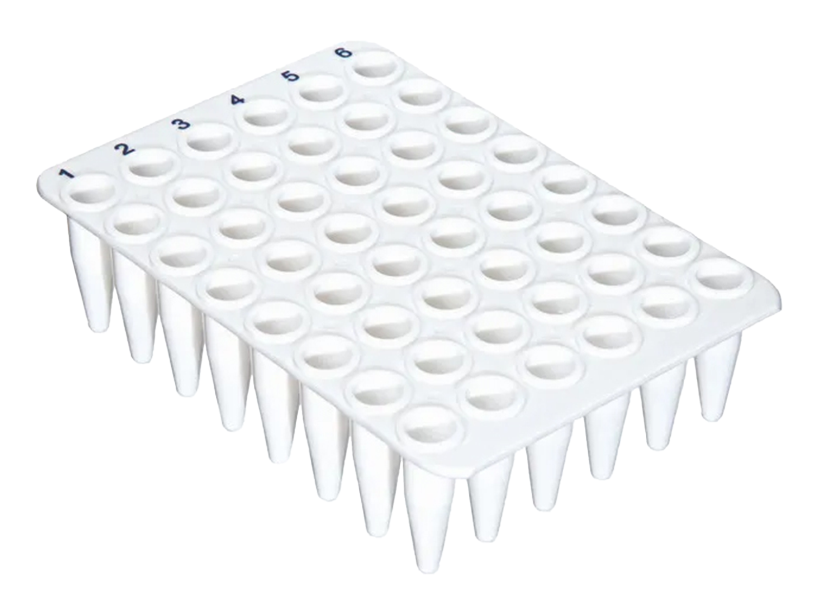 BrandTech PCR Plate 48-Well, PP, 0.2 ml, Without Skirt, BIO-CERT® PCR QUALITY, PCR Products, BrandTech, MSE Supplies