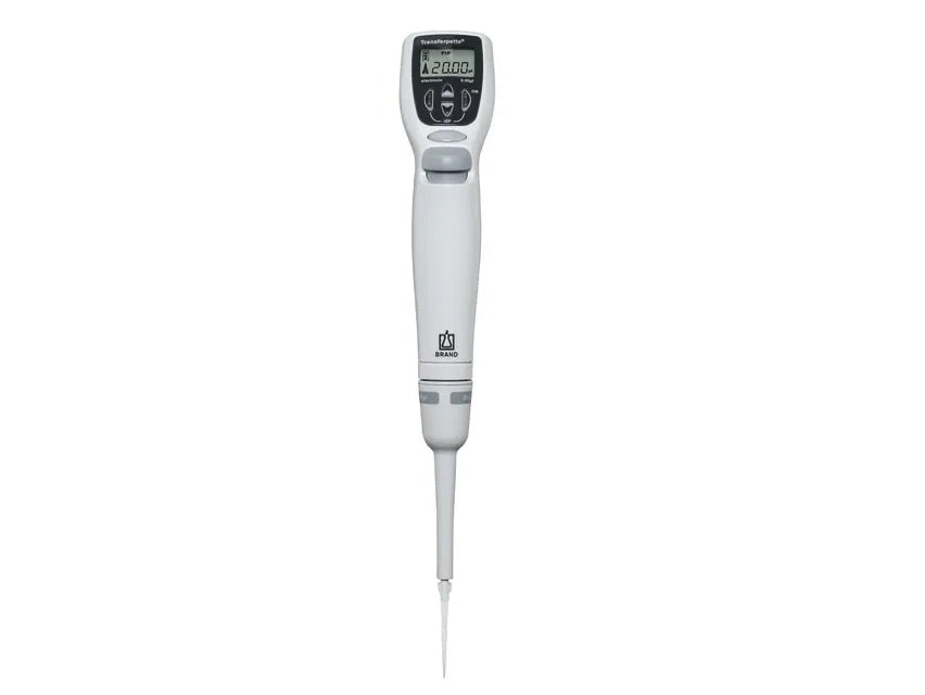BrandTech Single-Channel Micropipette Transferpette® Electronic, DE-M - MSE Supplies LLC