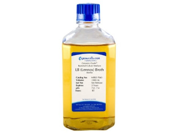 Growcells LB (Lennox) Broth Media (20 g/L), Reagents, Growcells, MSE Supplies